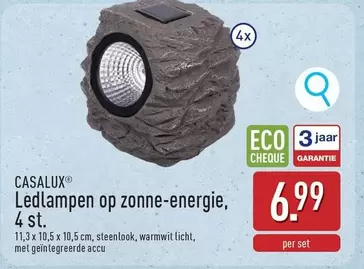 Ledlampen op zonne-energie