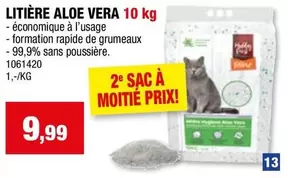 De - LITIÈRE ALOE VERA 10 kg