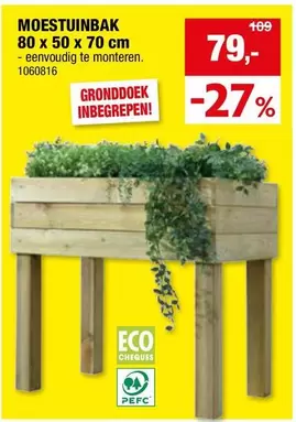 MOESTUINBAK 80 x 50 x 70 cm - 1060816