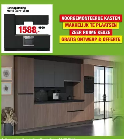 VOORGE MONTEERDE KASTEN