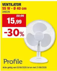 VENTILATOR 55 W - Ø 40 cm 349226