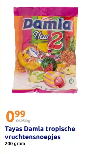 Tayas tropische vruchtensnoepjes