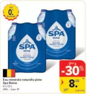 Eau min
rale naturelle plate