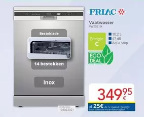 De - Vaatwasser VW2021X