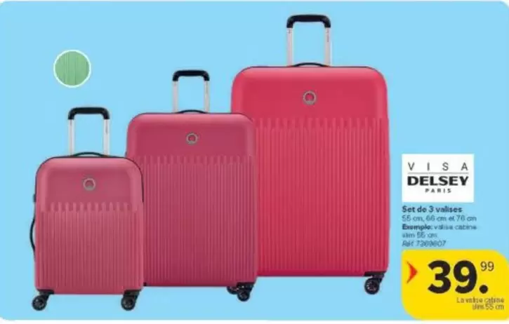 De - Set de 3 valises
