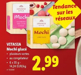 Mochi glacé