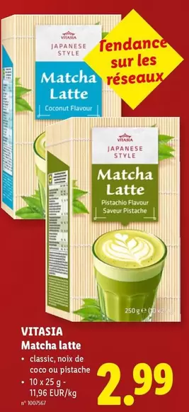 De - Matcha latte
