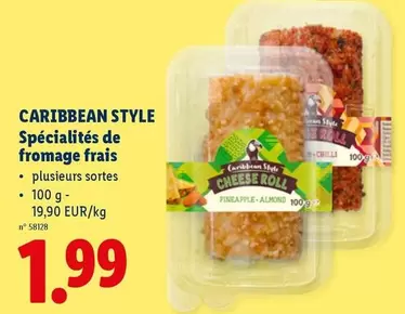 Be - CARIBBEAN STYLE Spécialités de fromage frais