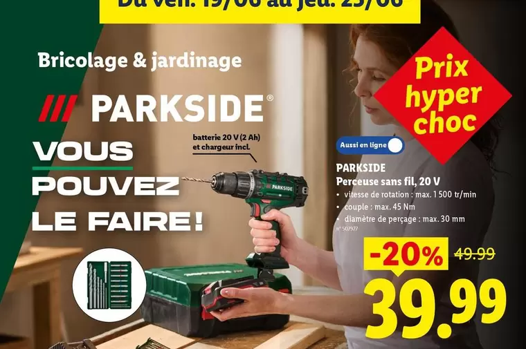 De - Perceuse sans fil