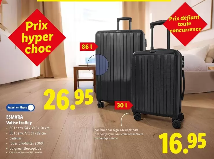 De - Valise trolley