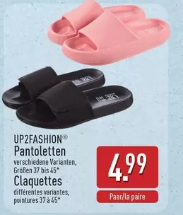 Pantoletten / Claquettes