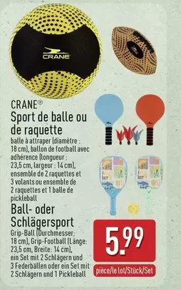 De - Sport de balle ou de raquette / Ball- oder Schlägersport