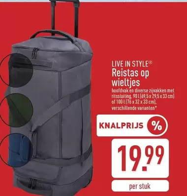 Live - Reistas op wieltjes