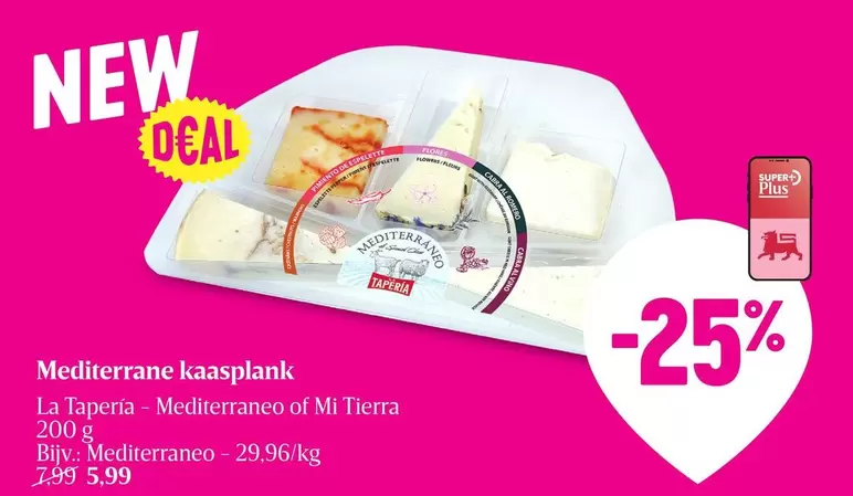 De - Mediterrane kaasplank