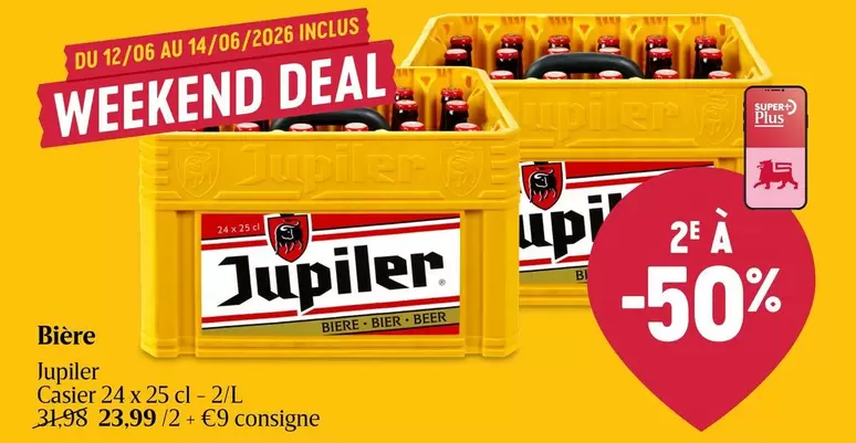 Jupiler - Bi
r
e Casier 24 x 25 cl