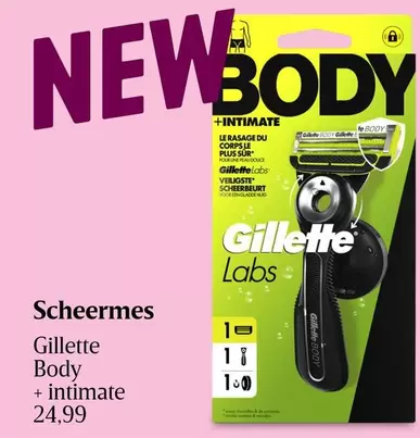 Gillette Body + intimate
