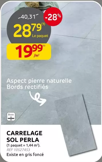 CARRELAGE SOL PERLA