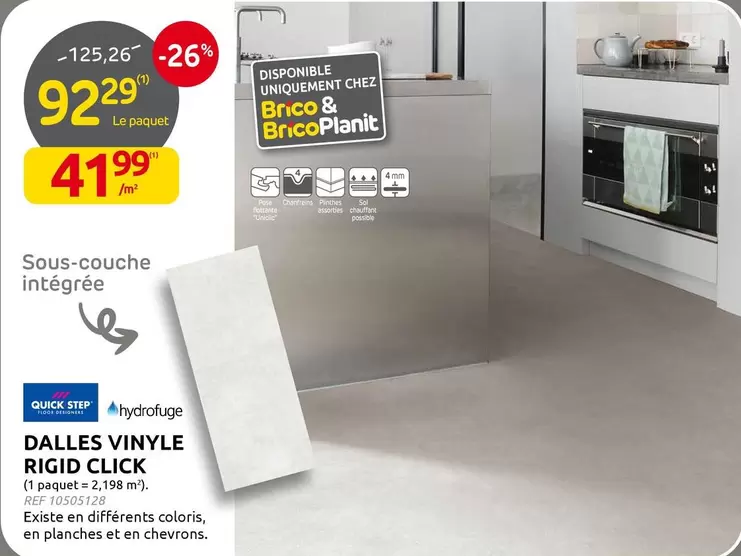 Step - DALLES VINYLE RIGID CLICK