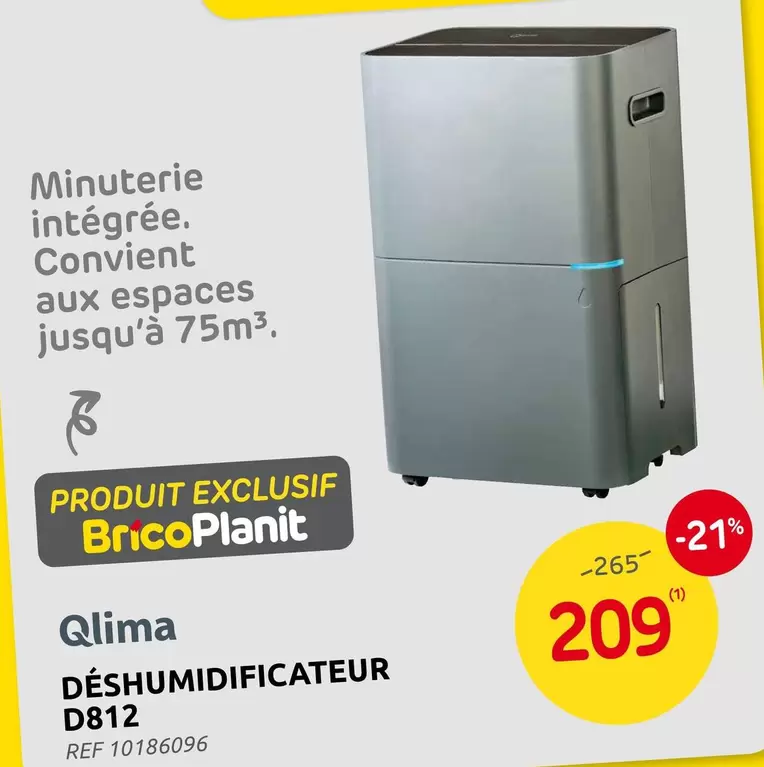 DÉSHUMIDIFICATEUR D812 REF 10186096