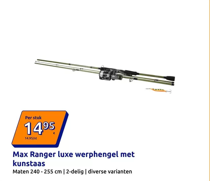 Max Ranger luxe werphengel met kunstaas
