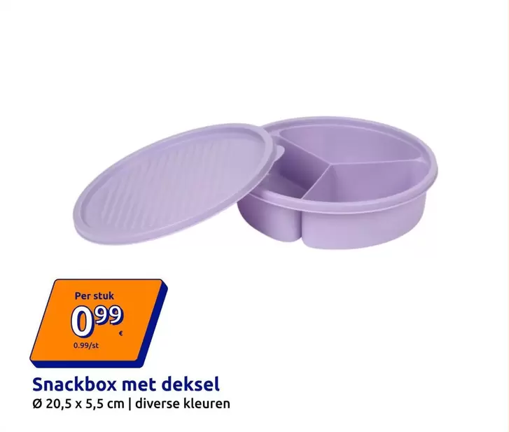 Snackbox met deksel