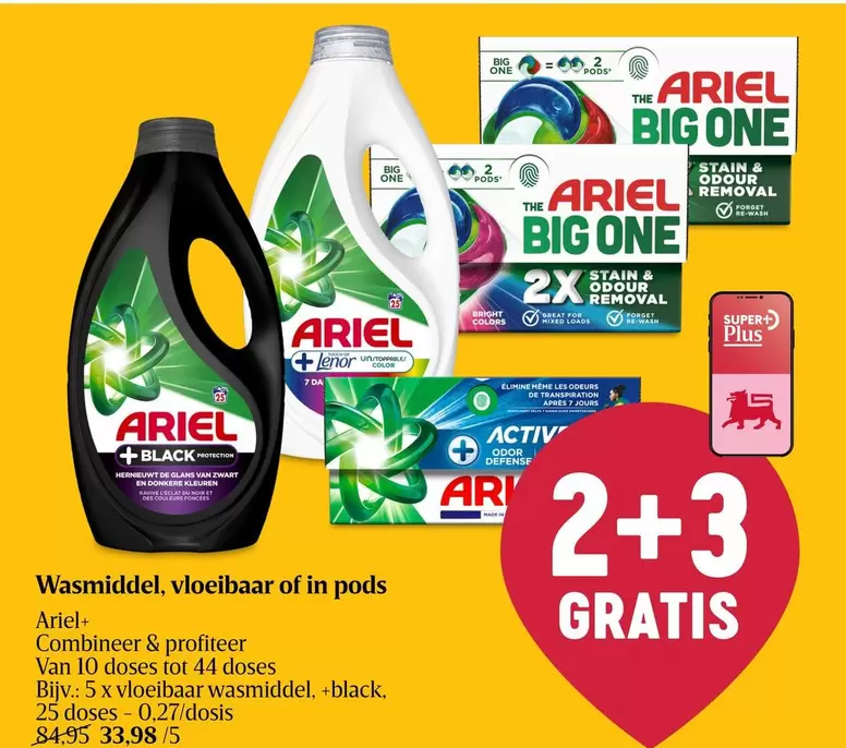 One - Was- en vloeibaar wasmiddel of in pods