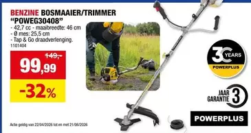 Go - BENZINE BOSMAAIER/TRIMMER "POWEG30408"