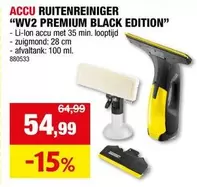 Black - ACCU RUITENREINIGER "WV2 PREMIUM BLACK EDITION"