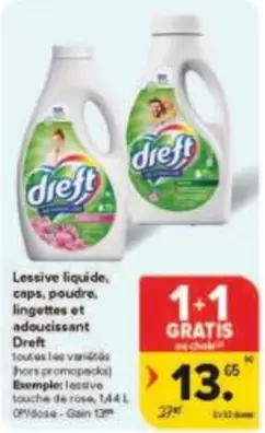 De - Lessive liquide, caps, poudre, lingettes et adoucissant
