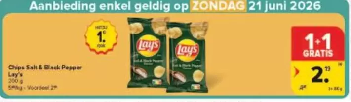 Black - Chips Salt &  Pepper