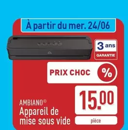 De - Appareil de mise sous vide