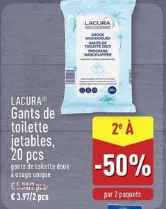 De - Gants de toilette jetables