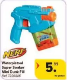 Nerf - Waterpistool Super Soaker Mini Dunk Fill Ref. 7236945