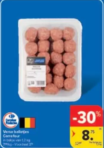 Verse balletjes