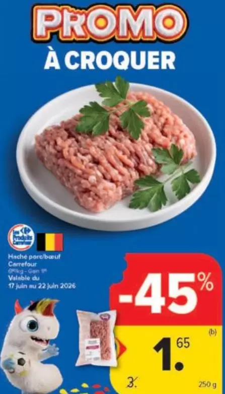 Viande hachée de porc
