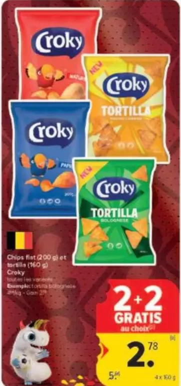 Chips flat