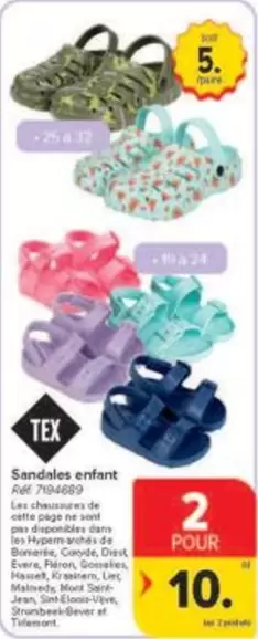 De - Sandales enfant