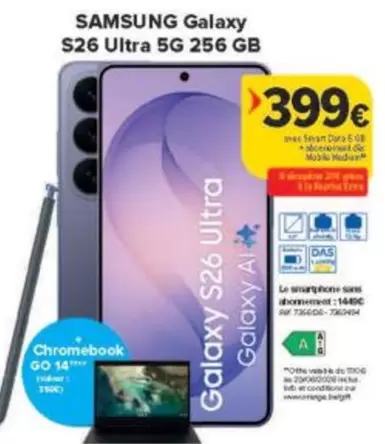 Go - Galaxy S26 Ultra 5G 256 GB