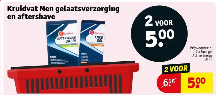 De - Kruidvat Men gelaatsverzorging en aftershave