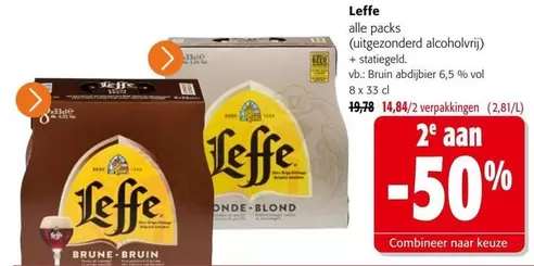 Leffe packs