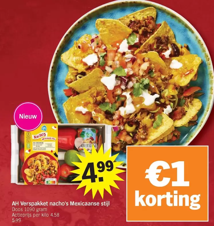 Nachos Mexicaanse stijl