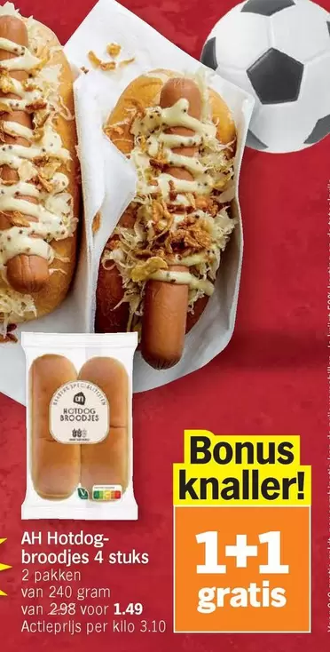 AH Hotdog-broodjes