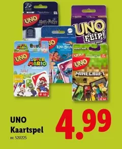 Minecraft - UNO Kaartspel nr. 520225