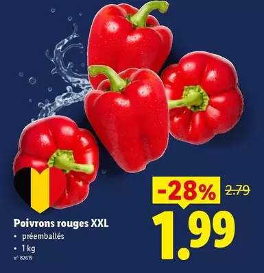 Poivrons rouges XXL