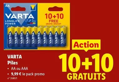 Free - Piles AA ou AAA