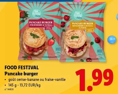 Pancake burger