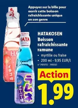 Boisson rafraîchissante ramune