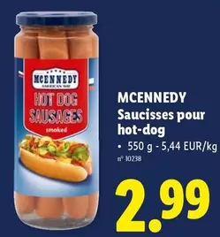 Hot - HOT DOG SAUSAGES smoked