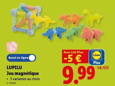 LUPILU Jeu magnétique