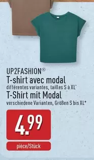 T-shirt avec modal